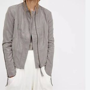 Free People Cool & Clean Moto Jacket size 8